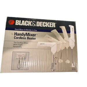 Black & Decker Handy Mixer Rechargeable Cordless Beater Mixer & Blender in One